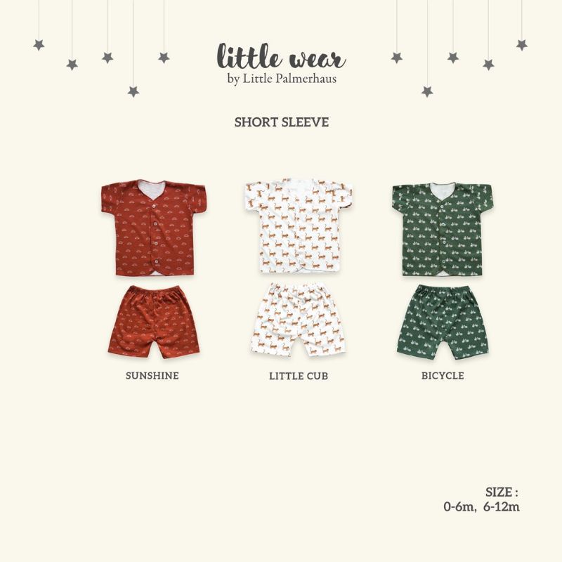 Setelan Pendek Baju Anak - LITTLE WEAR SHORT SLEEVE LITTLE PALMERHAUS