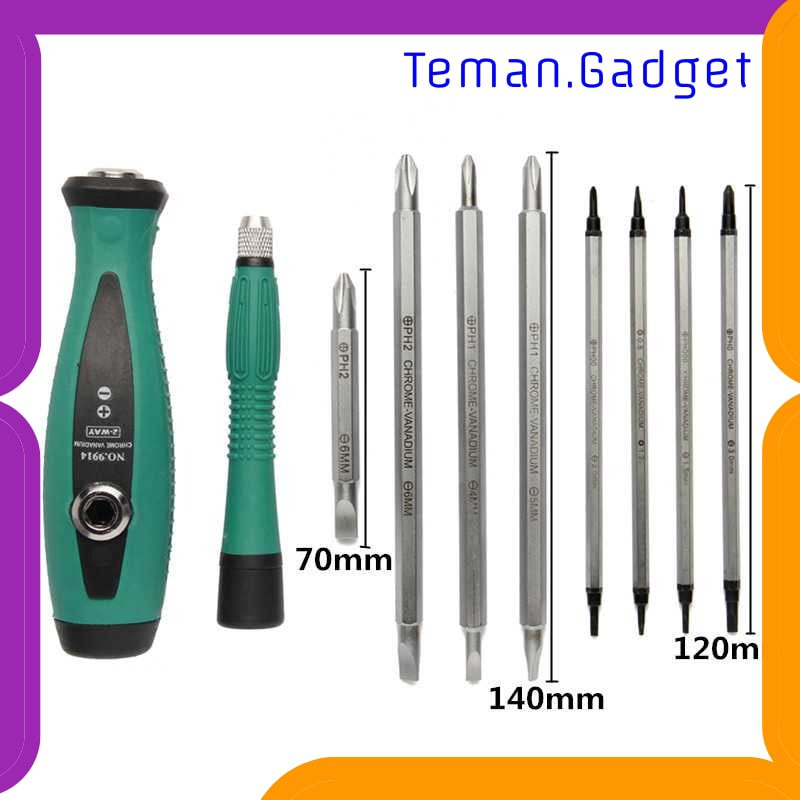 TG-DE238 PENGGONG Obeng Set Reparasi 10 in 1 - 8028