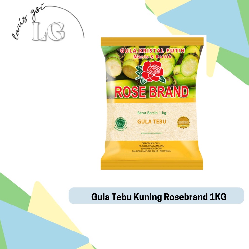 

gula rose brand 1kg kuning