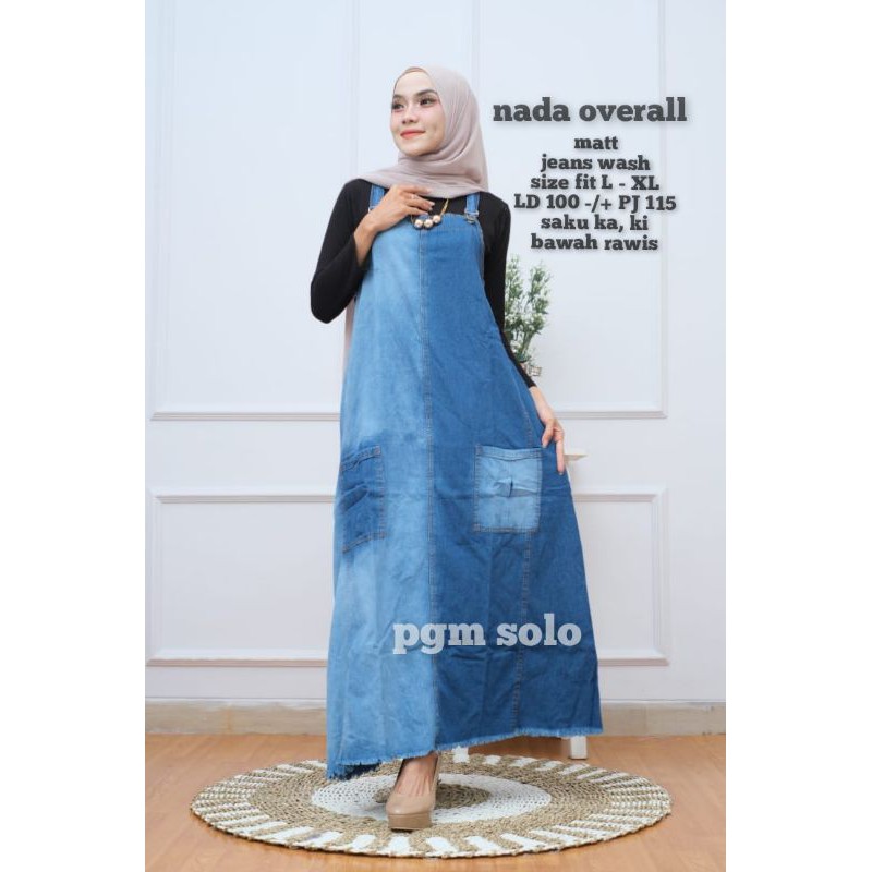 overall wanita jeans