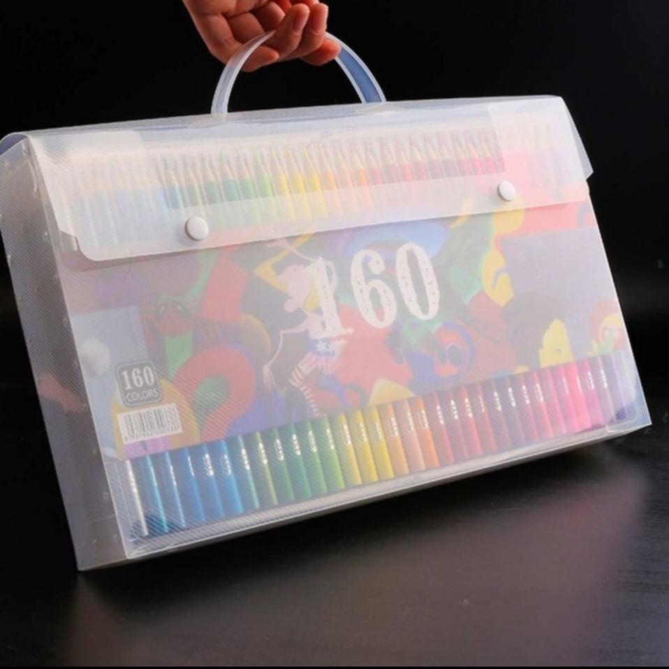 

Grosir Terbaru pensil warna brutfuner 160 warna oil base color pencil