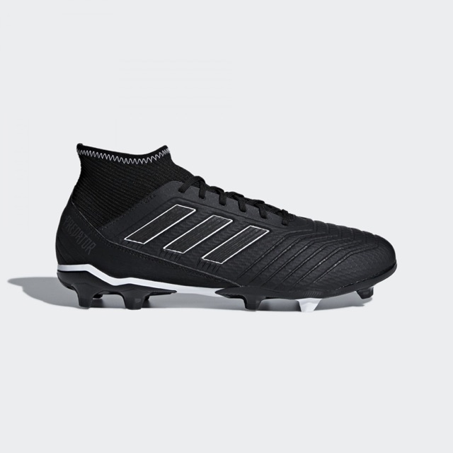 Adidas Predator 18.3 Firm Ground Boots Black White Original