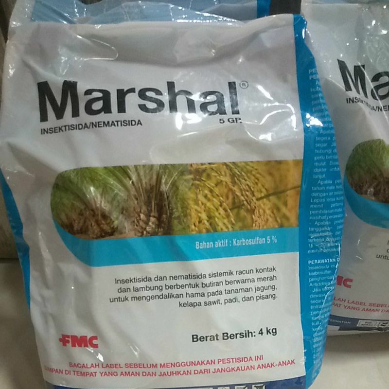 Marshal 5GR kemasan 4 kg,insektisida kumbang tanduk