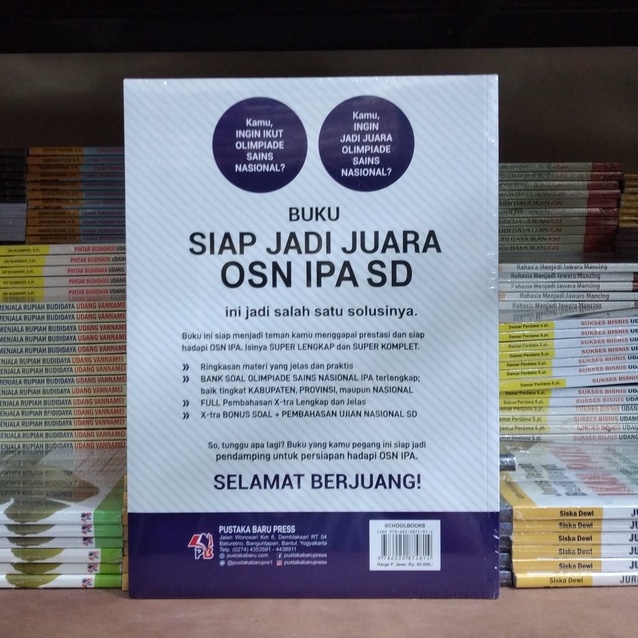 Buku OLIMPIADE SAINS  siap jadi juara OSN IPA SD-2