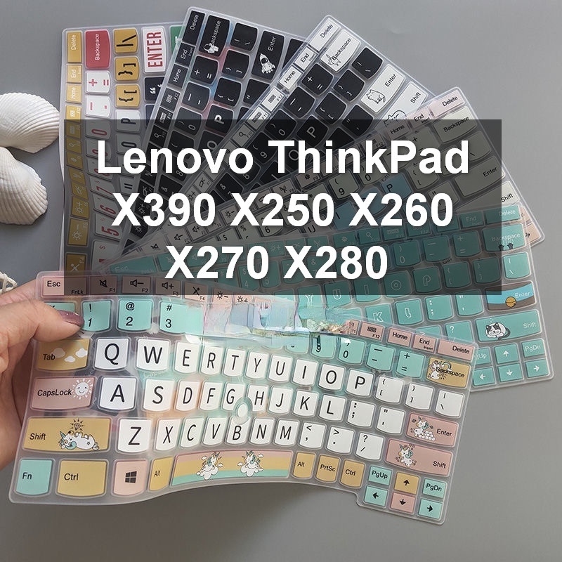 Skin Silikon Pelindung Keyboard Laptop Lenovo Thinkpad X390 X250 X260 X270 X280