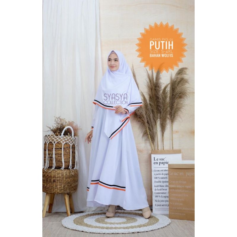 Gamis PKS 01 gamis wolfis gamis murah