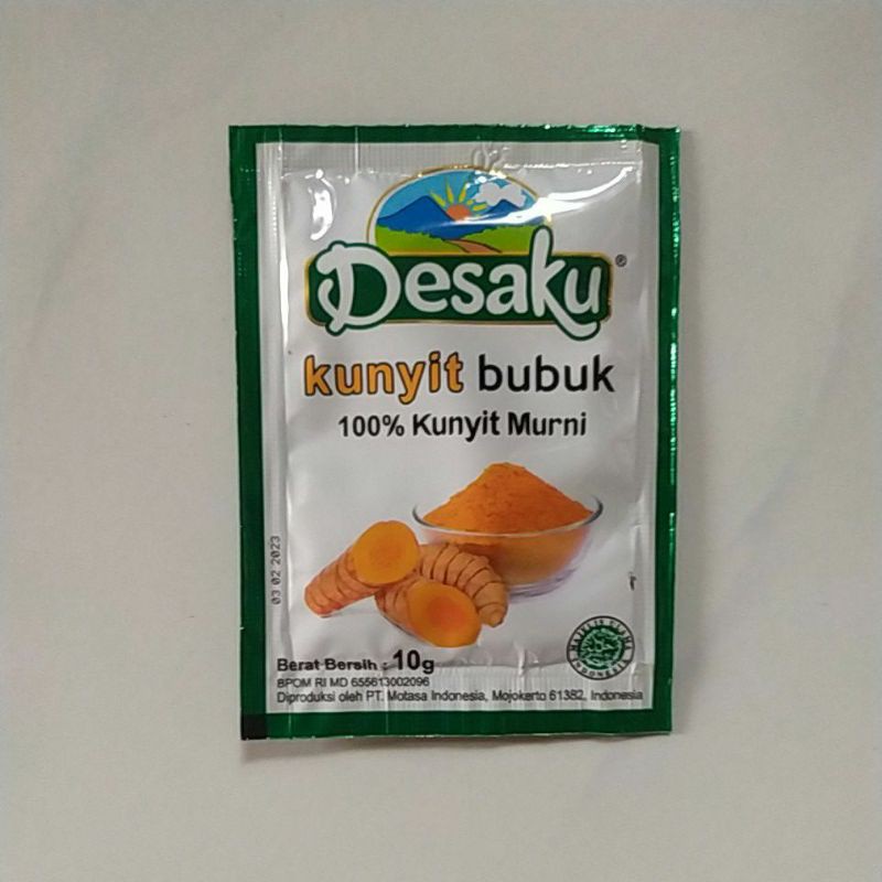 

Desaku Kunyit Bubuk 10g Rempah Bubuk Instan