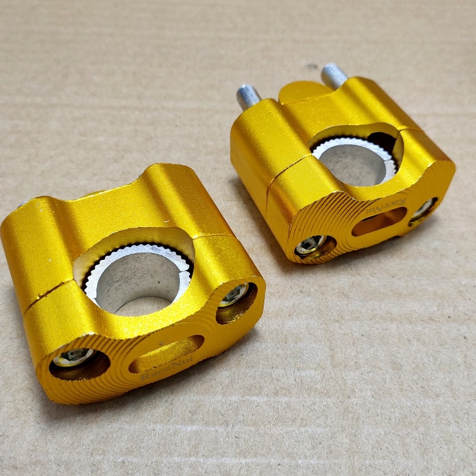 RAISER STANG CNC UNIVERSAL PENINGGI STANG FATBAR MOTOR RAISER STANG CNC UNIVERSAL VIXION KLX CB150R 