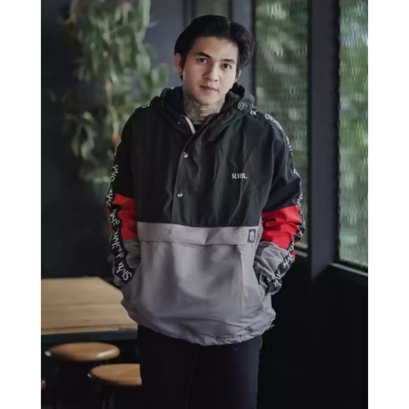 JAKET COUGLE 3D HITAM ABU MERAH JAKET KANTONG DORAEMON SLVHX