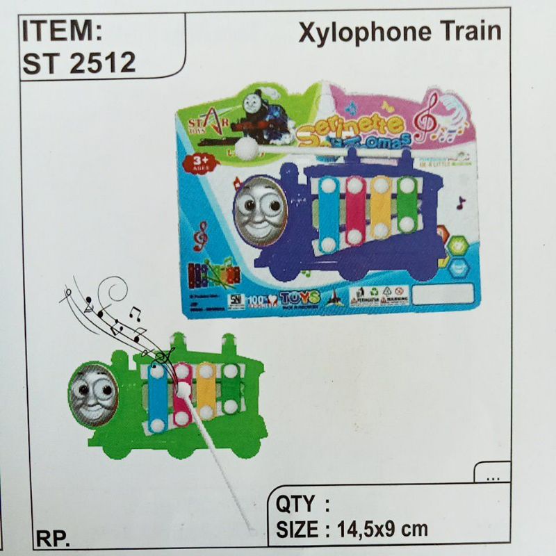 ST2512 Mainan Xylophone Train Mini 2512