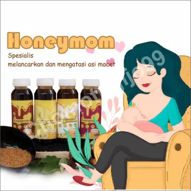 Pelancar Asi Booster , Madu Lancar Asi Honeymom Original