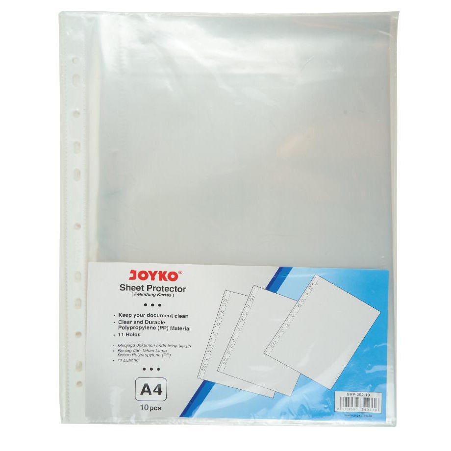 

Sheet Protector Joyko DHP-201-202-10 lembar per pak