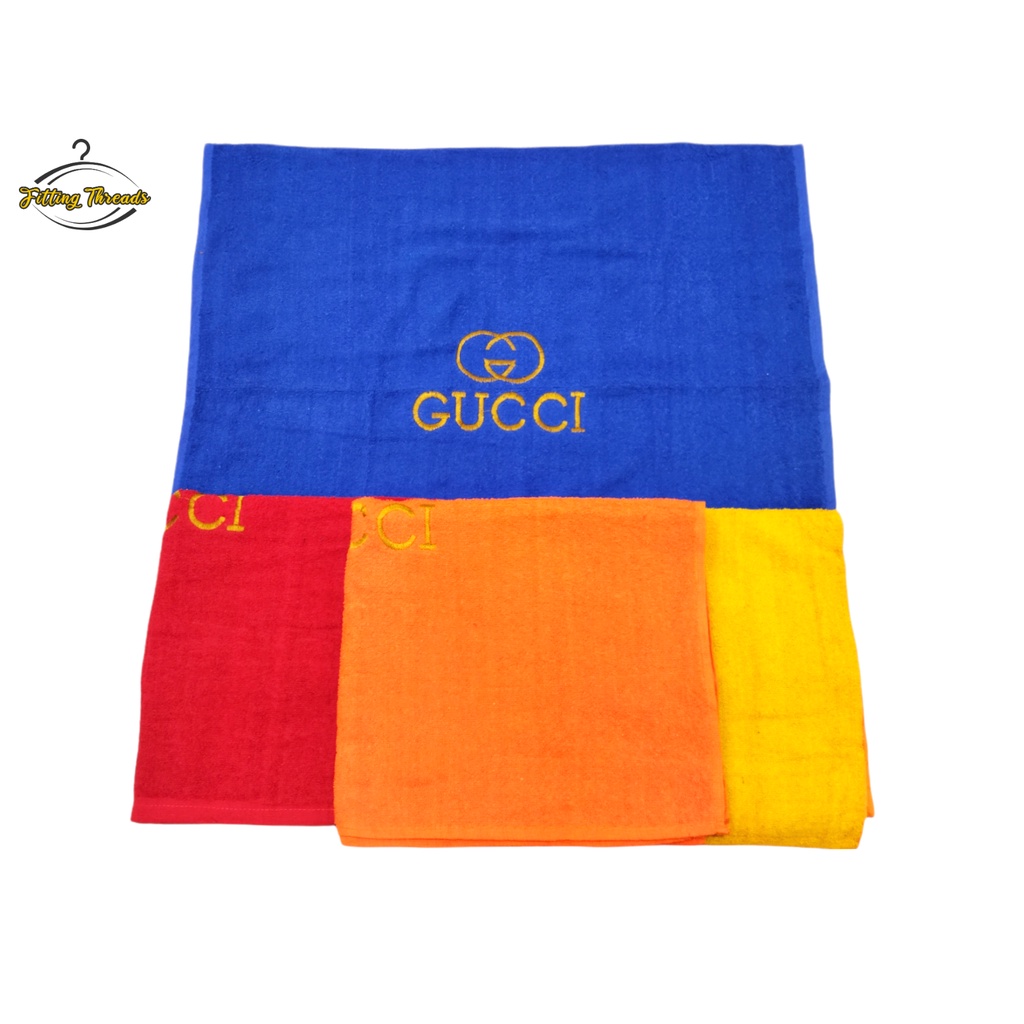 Handuk Mandi Dewasa Gucci / Handuk Mandi Guci Besar Jumbo 75x150 cm Memory