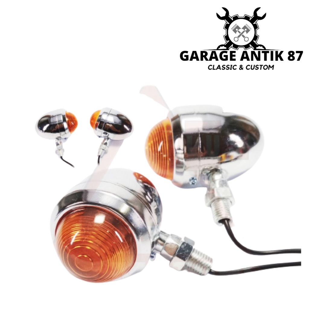 Lampu sein custom acipi honda cb 100