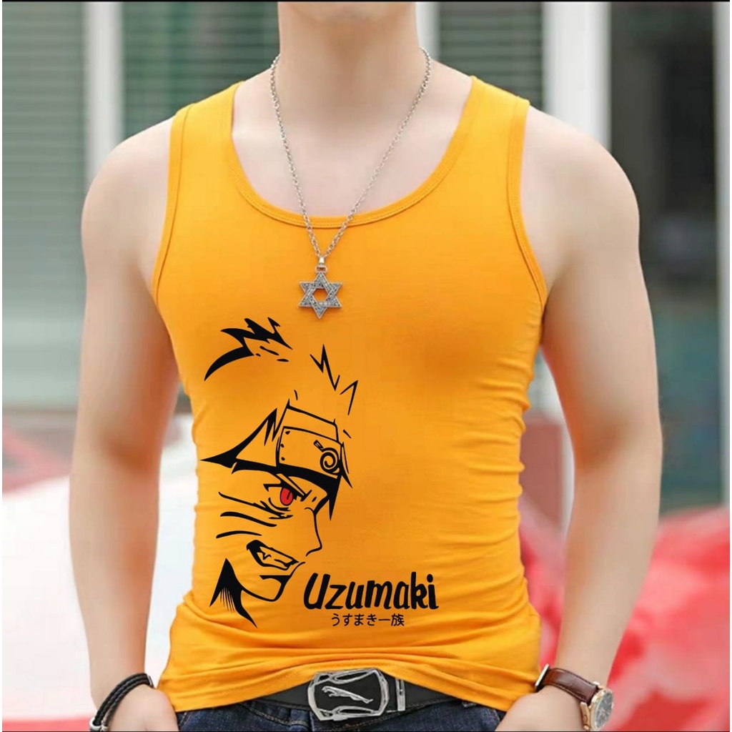 MUKZHOP - Singlet UZUMAKI / singlet motif / singlet gambar / singlet cowok