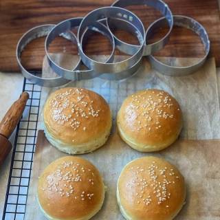 Cetakan Ring roti bulat  ring roti  burger Shopee Indonesia