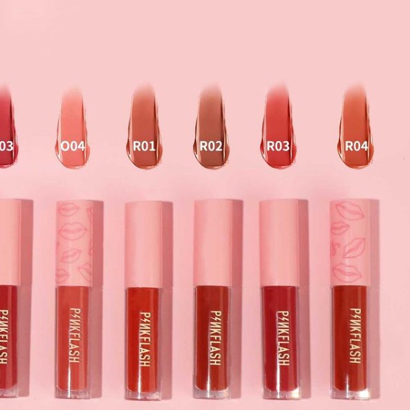 ❤ MEMEY ❤ PINKFLASH Lasting Matte Lip Cream | Melting Pink Flash | BPOM PF-L01