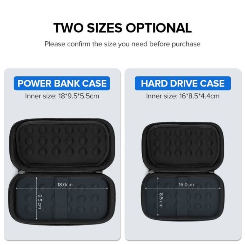 UGREEN Tas Penyimpanan HDD External 2,5&quot; Powerbank Shockproof