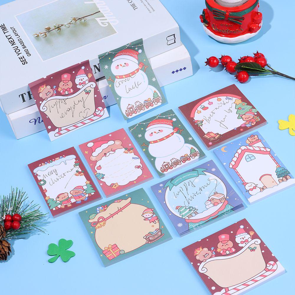 Top 50lembar Tearable Sticky Notes DIY Tab Strip Indeks Bendera Paster Stiker Loose-leaf