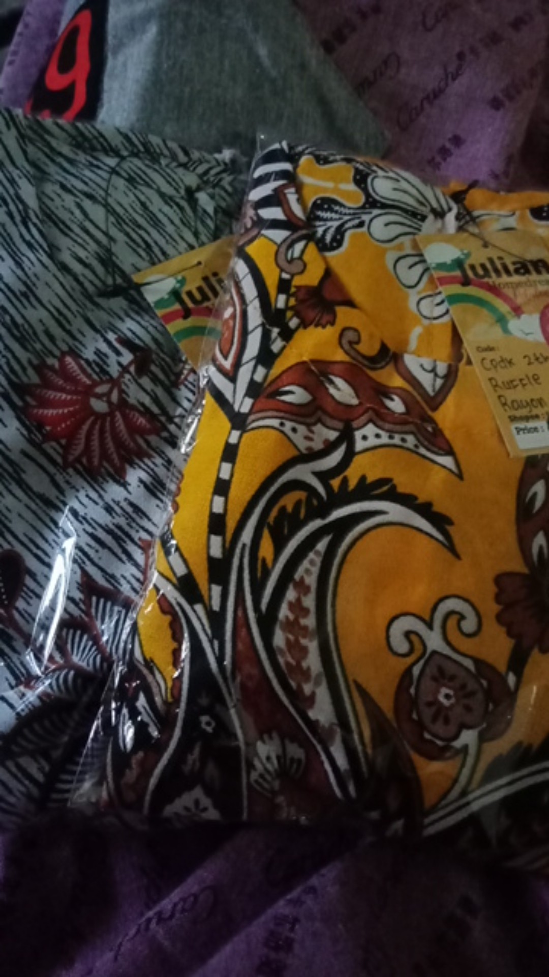 ❤ Cod ❤ Setelan Setcel One Set Anak Perempuan Cewek Adem Harian Santai Batik Pekalongan Murah 2tahun