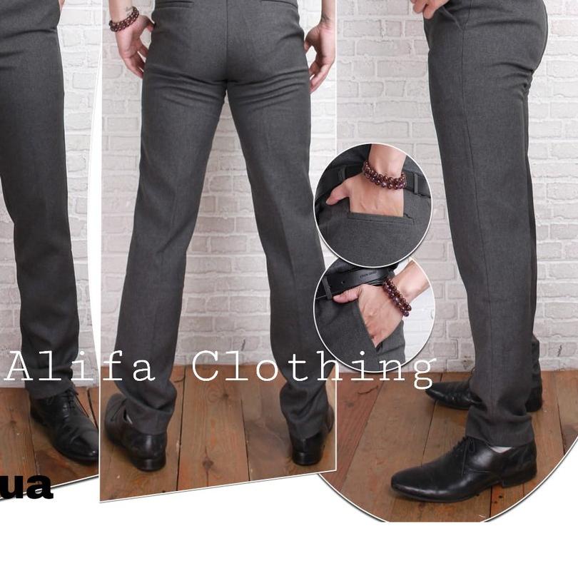 ✹ PANTS FORMAL / CELANA FORMAL PRIA / CELANA KAIN SLIMFIT WOOL / CELANA KERJA PRIA /CELANA SLIMFIT /