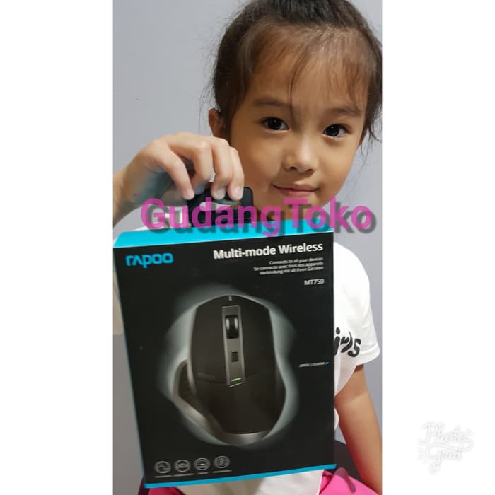 Mouse Rapoo MT750 Multi Mode Bluetooth & Wireless Mouse Office