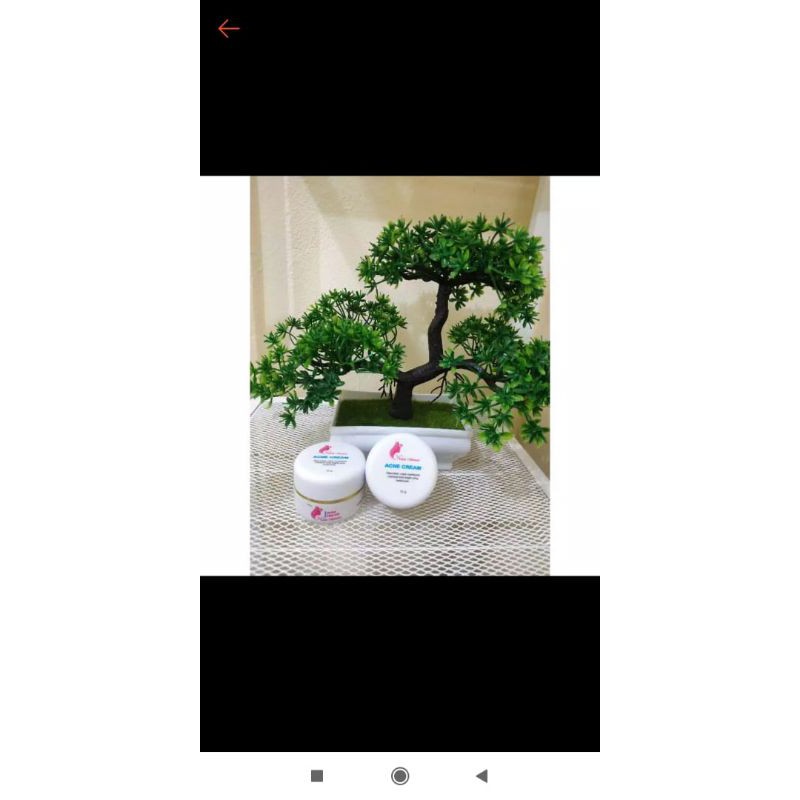 Night Cream Nahda Skincare paket acne