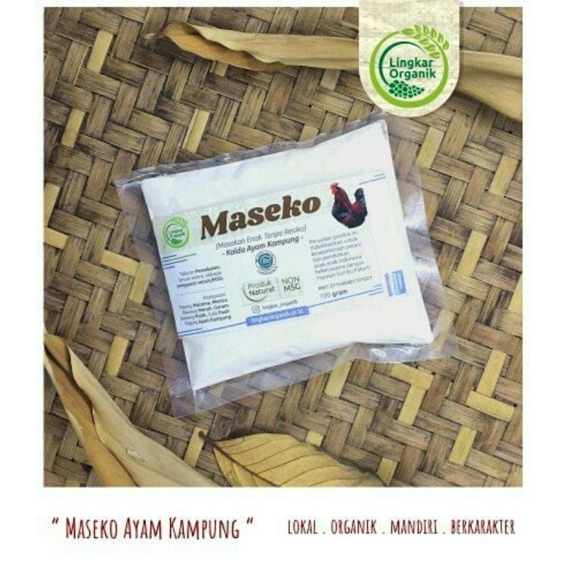 

maseko kaldu ayam kampung lingkar organik 100 gr refill