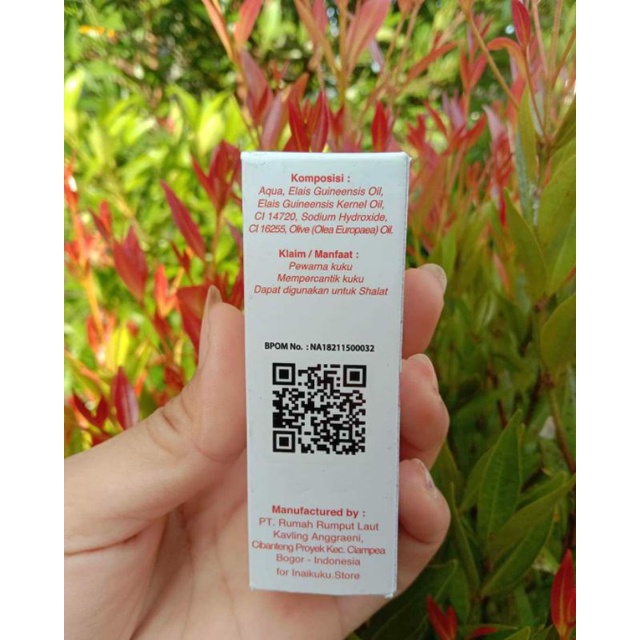 INAI KUKU MUSLIMAH HALAL BPOM TIDAK LUNTUR