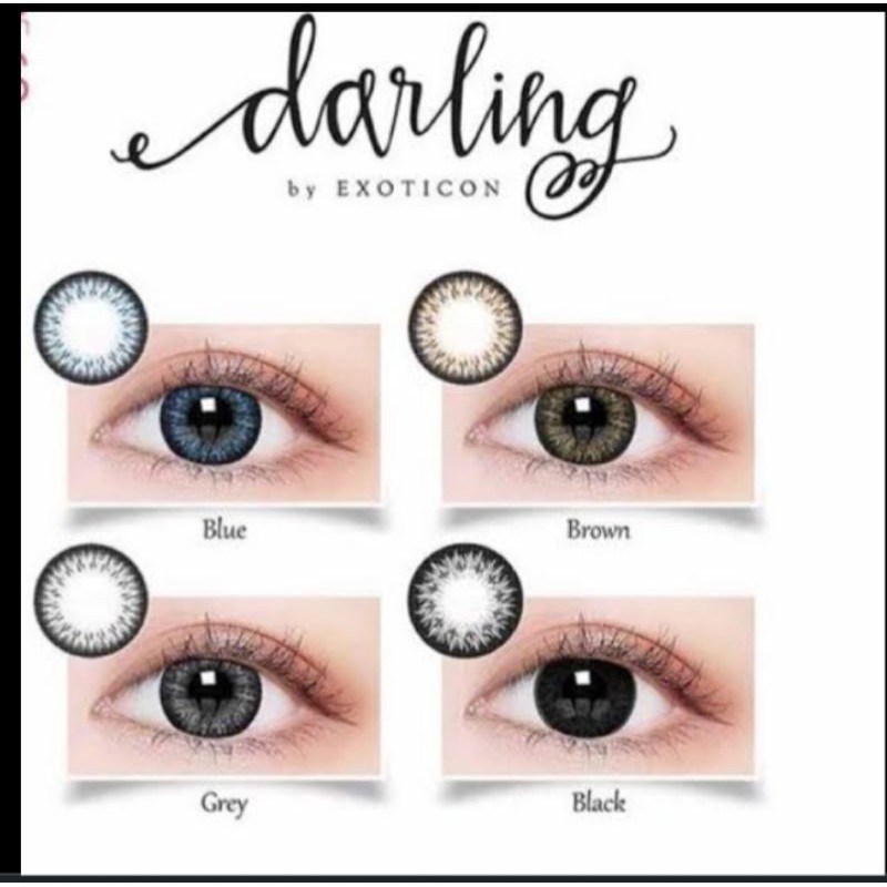 Softlens Darling by X2 Big eyes 16mm normal /minus