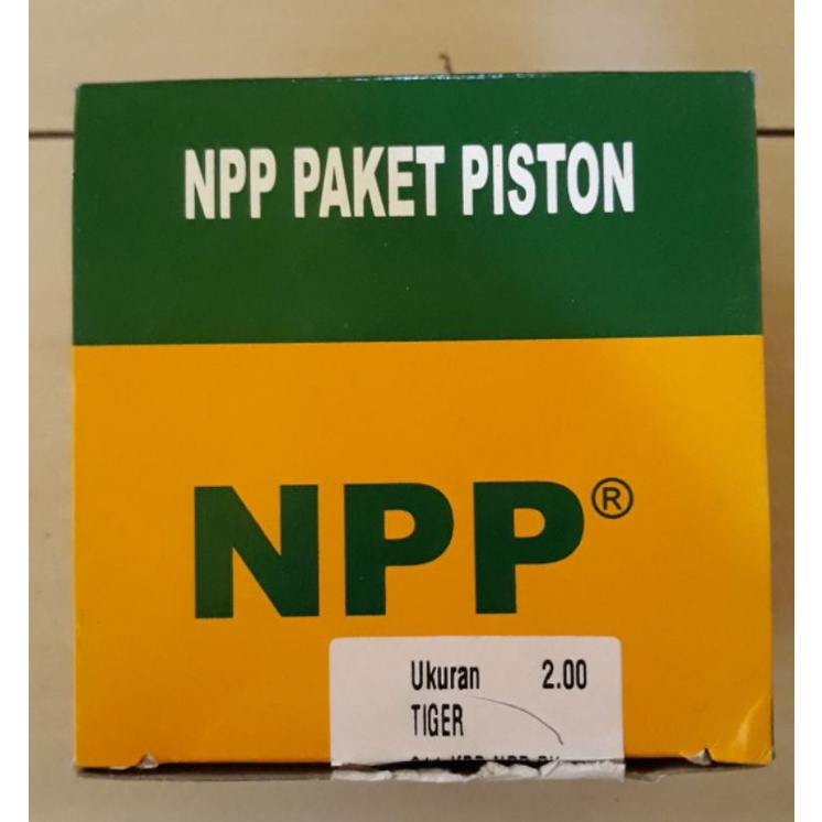 OS 200 TIGER PAKET PISTON KOMPLIT HONDA PISTON KIT SEHER TIGER OVERSIZE 2.00 NPP