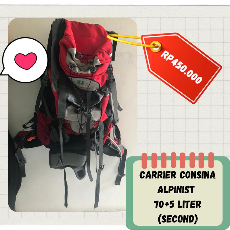 Carrier Consina Alpinist 70+5 Liter (SECOND)