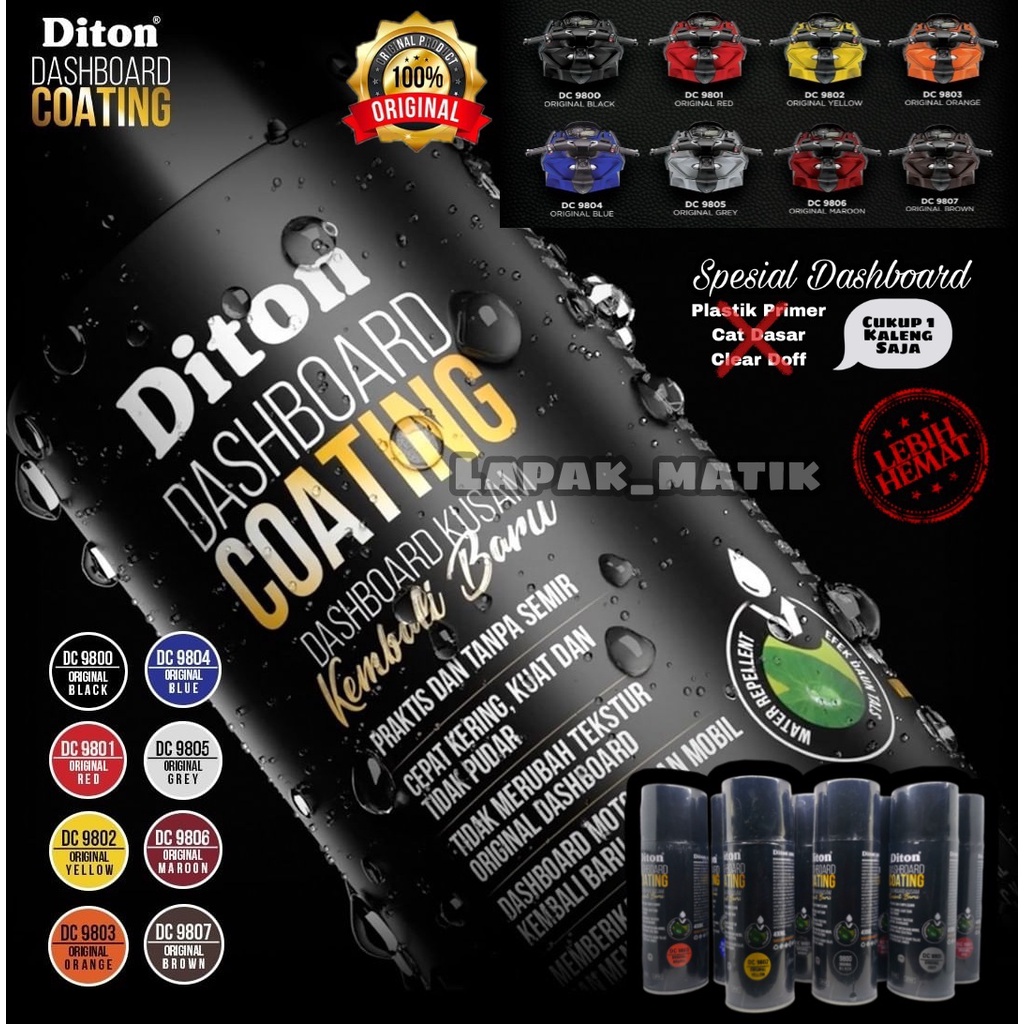 DITON DASHBOARD COATING pembersih dasbor dashboard Diton 400ML