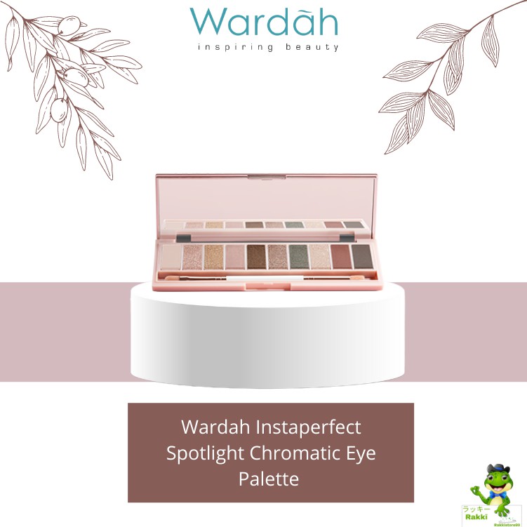 ❣️Rakkistore99❣️Wardah Instaperfect Spotlight Chromatic Eye Palette 10g (100% Original)