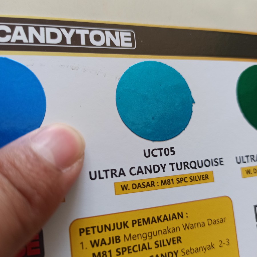 SAPPORO ULTIMATE ** UCT05 ULTRA CANDY TONE TURQUOISE Hijau Biru Cat Semprot PILOX PYLOX CANDY TONE