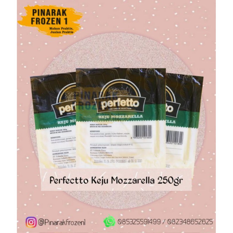 

Perfectto Keju Mozzarella 250gr