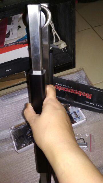 Paket Handle Pintu Stainless Baut Tembus 45cm + Body Pelor