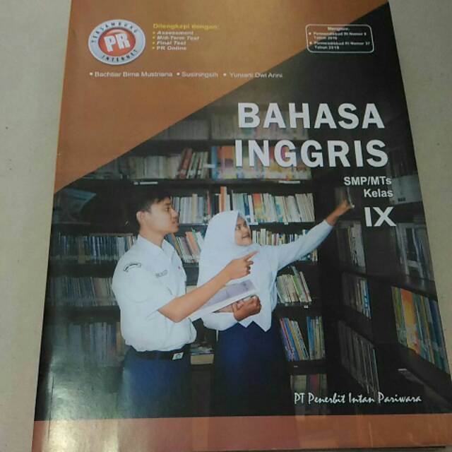 Buku PR Bahasa Inggris kelas 9