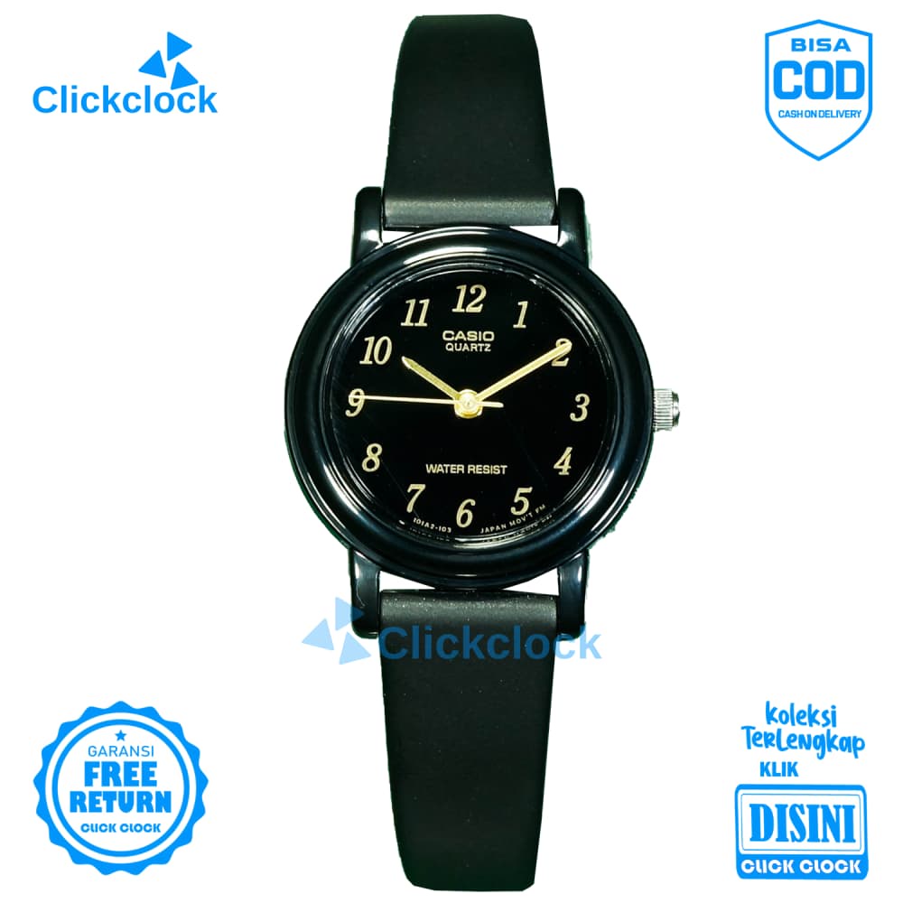 Jam Tangan Analog Wanita Formal Karet Analog,Quartz Casio 139EMV-7ALDF Watch Murah