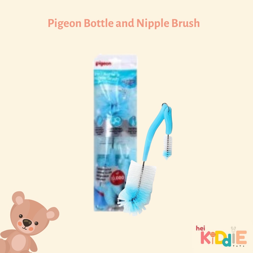 Pigeon 2 in 1 Bottle and Nipple Brush Basic