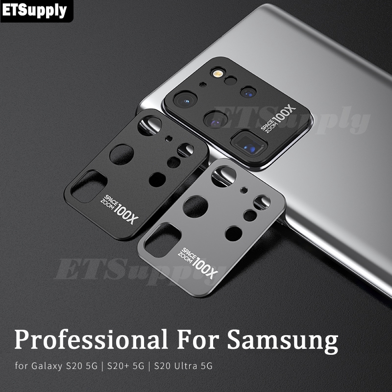 2 Potongan untuk Samsung Galaxy S20 Ultra / S20 Plus / S20 Kamera Belakang Lensa Pelindung Kaca Temp
