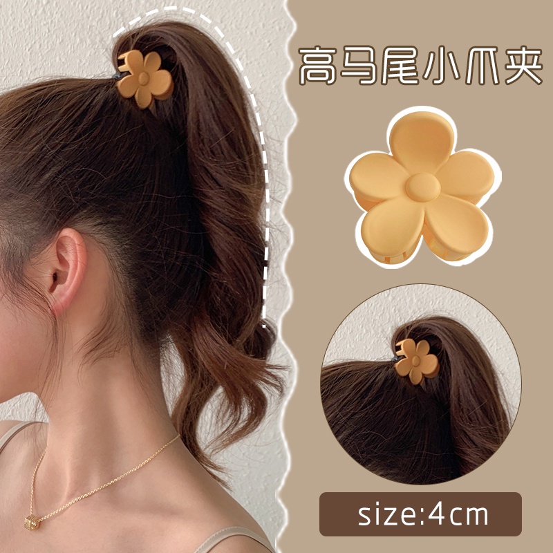 Jepit Rambut Ponytail Desain Bunga Untuk Wanita