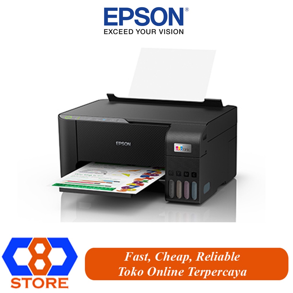 PRINTER EPSON L3250 (PENGGANTI L3150) SCAN COPY WIFI GARANSI RESMI