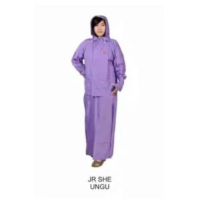 Jas Hujan Rok Gamis Wanita SHE Indoplast