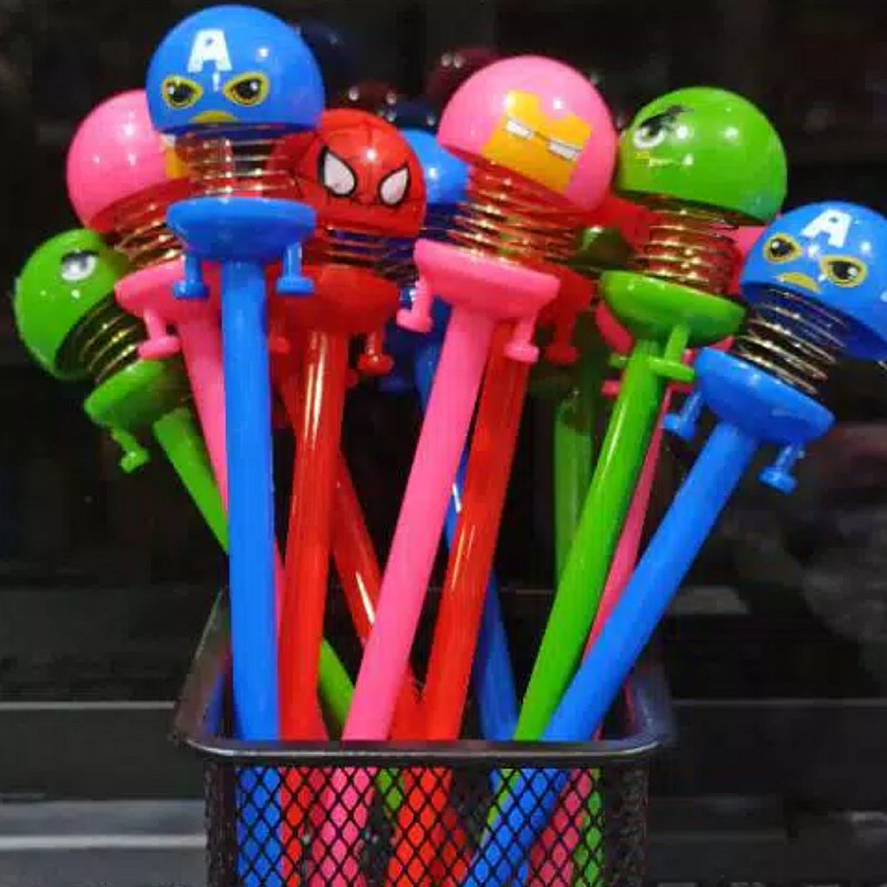 

Pulpen Gel Mantul Avengers Per Shake Head Spring Doll - PRD 1216