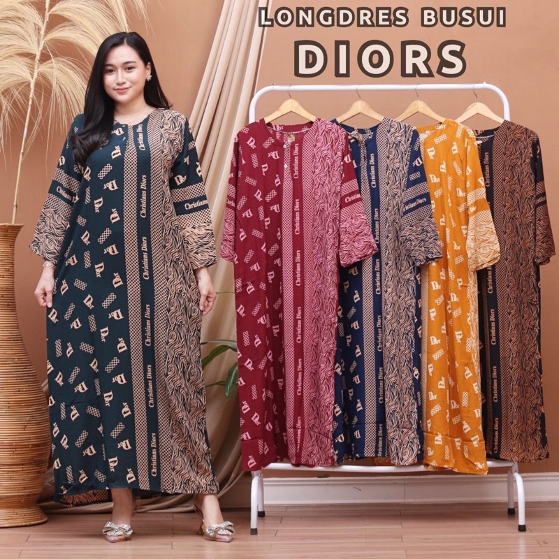 Daster Panjang Gamis Semata Kaki| Daster Kekinian Bumil Busui Friendly Kancing depan