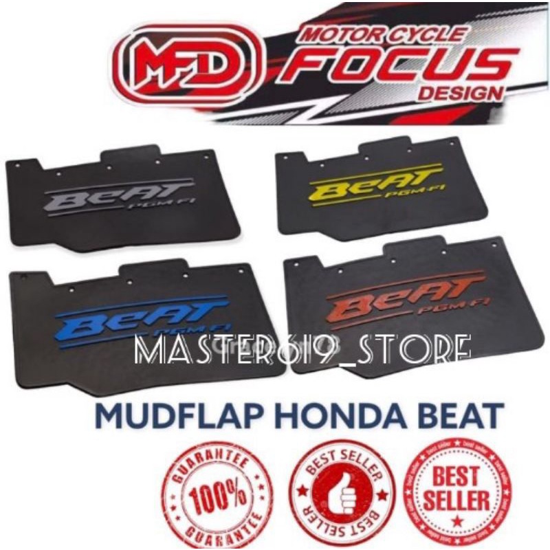 PROMO CUCI GUDANG MUD FLAP MUDFLAP BEAT FI / AKSESORIS PENAHAN LUMPUR HONDA PELINDUNG INJEKTOR BEAT FI