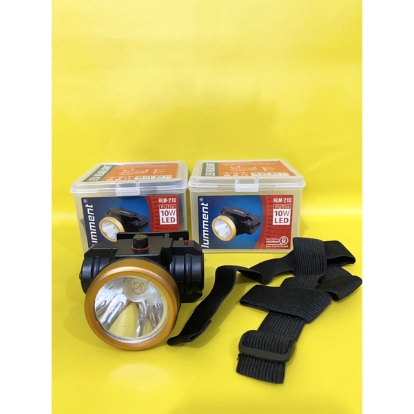 LAMPU SENTER KEPALA LUMMENT / LAMPU SENTER / SENTER KEPALA MEMANCING / LED HEADLIGHT / SENTER KEPALA PUTIH / SENTER 10watt LED