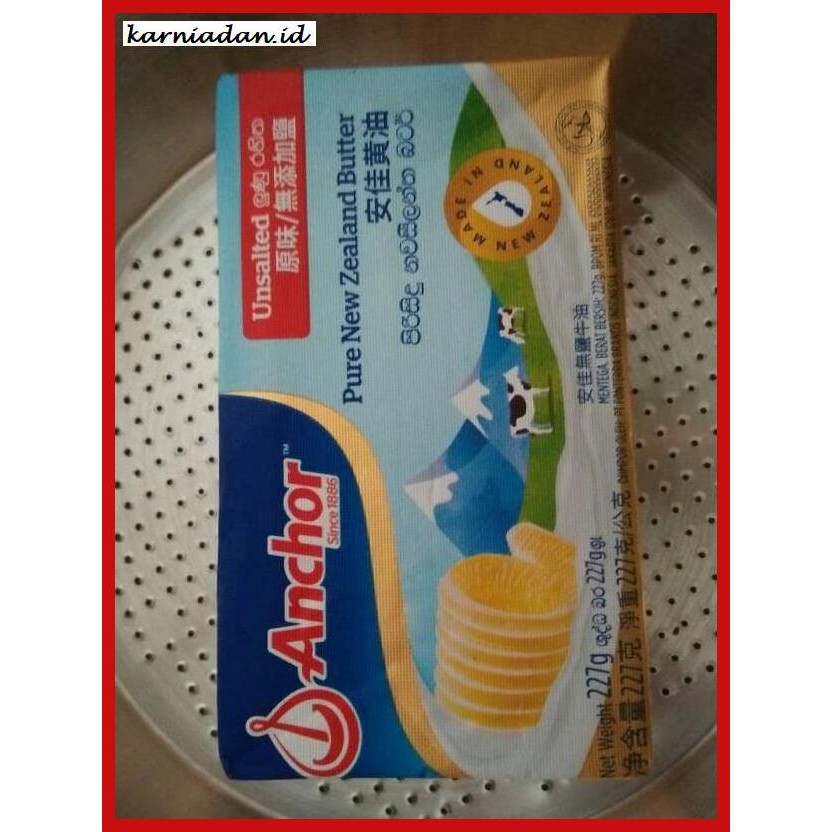 

Rettubagetnem- Butter Merk Anchor Tawar 227Gr -Asli-Slii.
