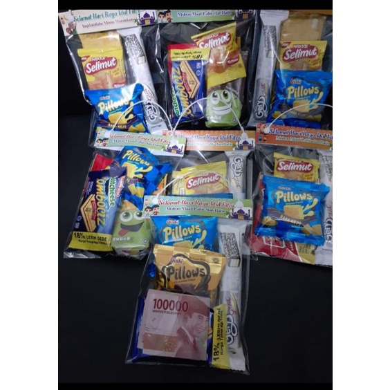 

Tas Plastik Snack/Hampers Lebaran Anak ukuran 15x20 cm